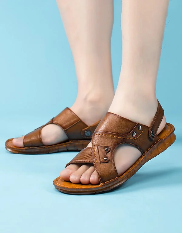 Men's Summer Leather Sandals