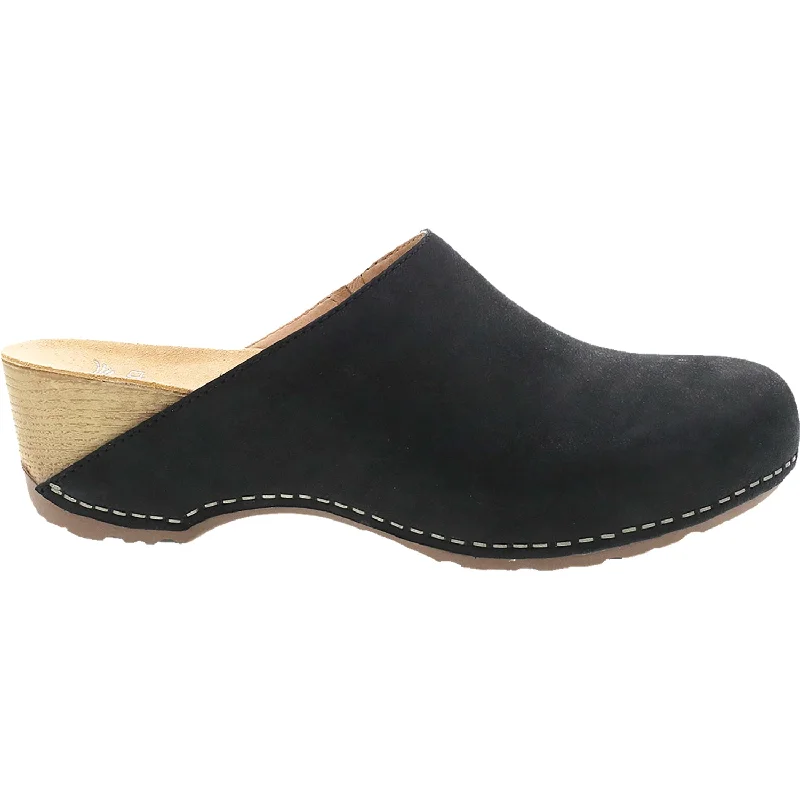 Women's Dansko Talulah Black Milled Nubuck