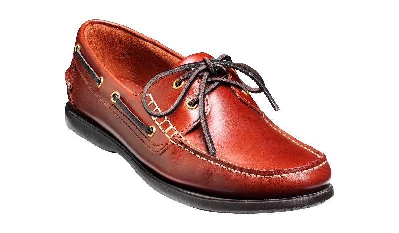 Barker Wallis Moccasin Shoe -  Brown Calf