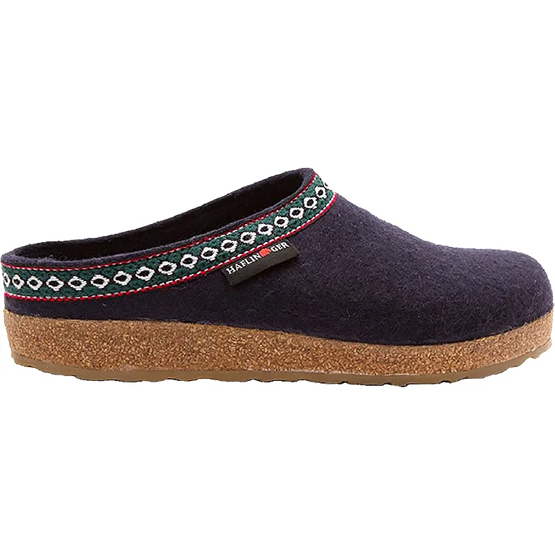 Unisex Haflinger GZ Navy Wool