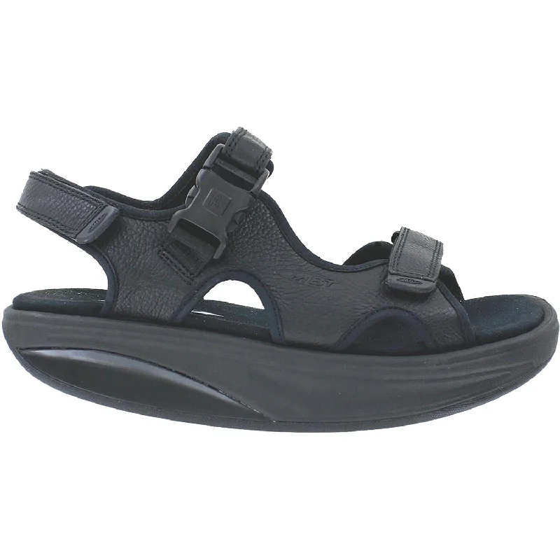 Men's MBT Kisumu 3S Black Leather