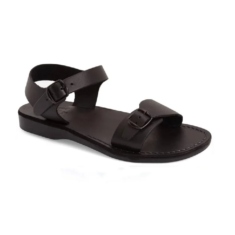 The Original - Leather Adjustable Buckle Sandal | Black