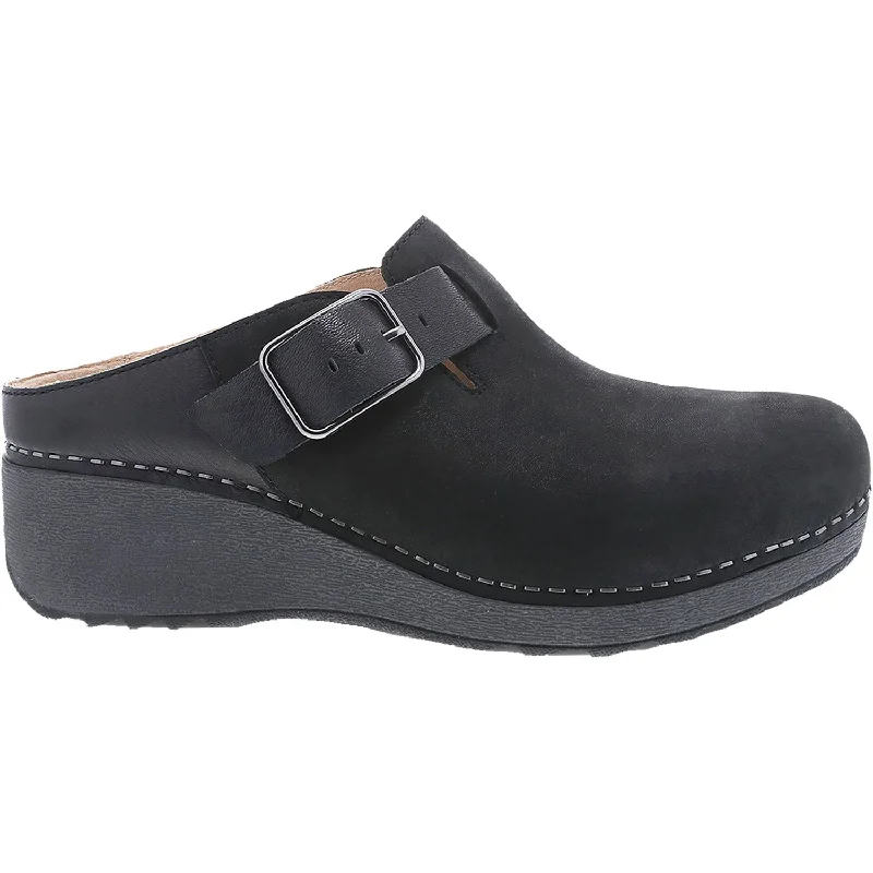 Women's Dansko Caia Black Milled Nubuck