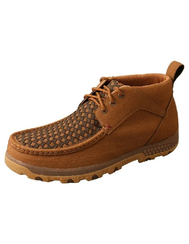 Men's Twisted X MXC0012 Chukka Driving Moc Clay/Cocoa Hybrid Performance/Full