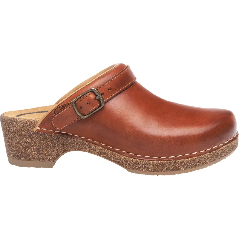 Women's Aetrex Beckie Cognac Leather