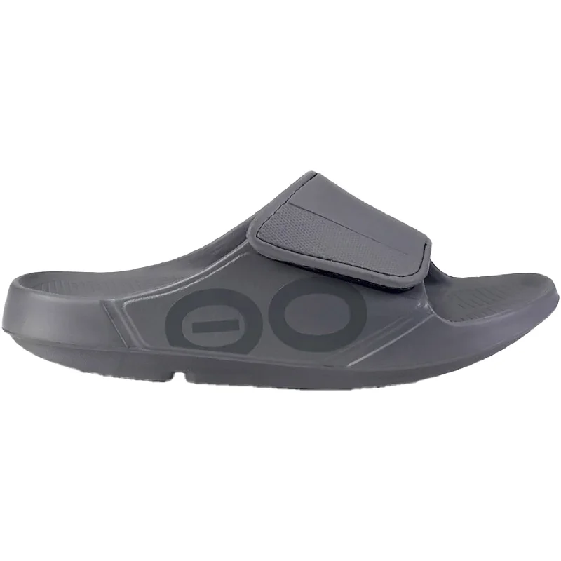 Unisex OOFOS OOahh Sport Flex Slate Synthetic