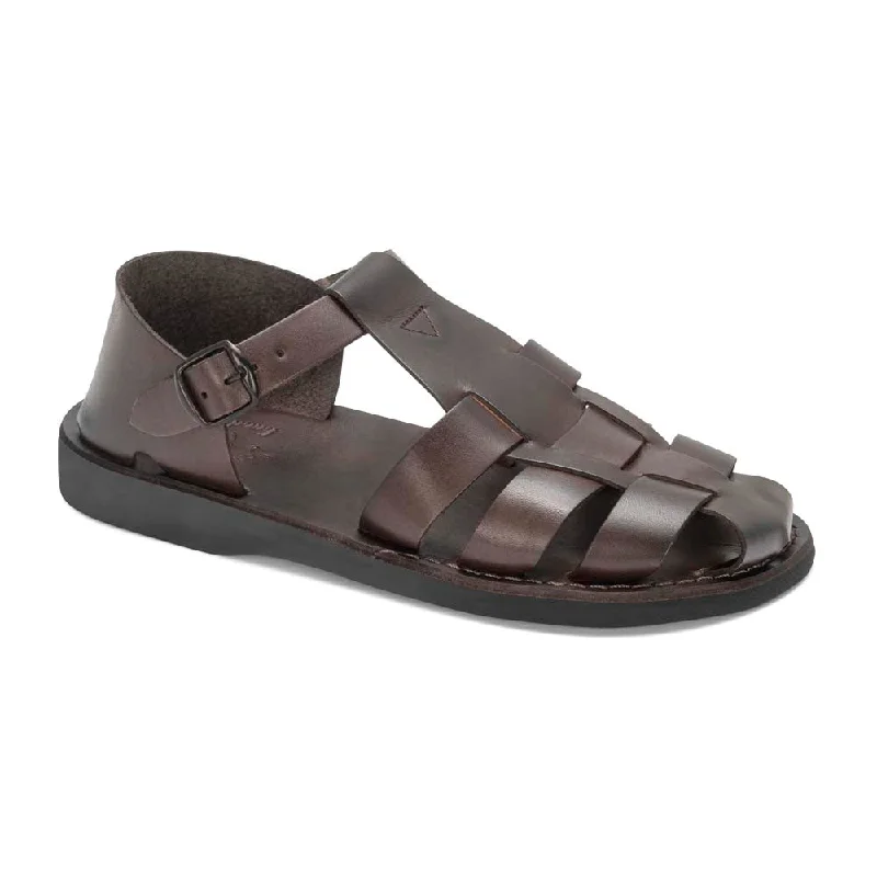 Daniel - Leather Fisherman Sport Sandal | Brown