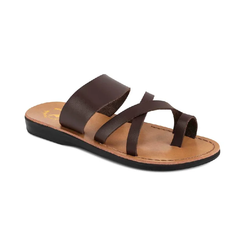 The Good Shepherd  Vegan - Leather Alternative Sandal | Brown