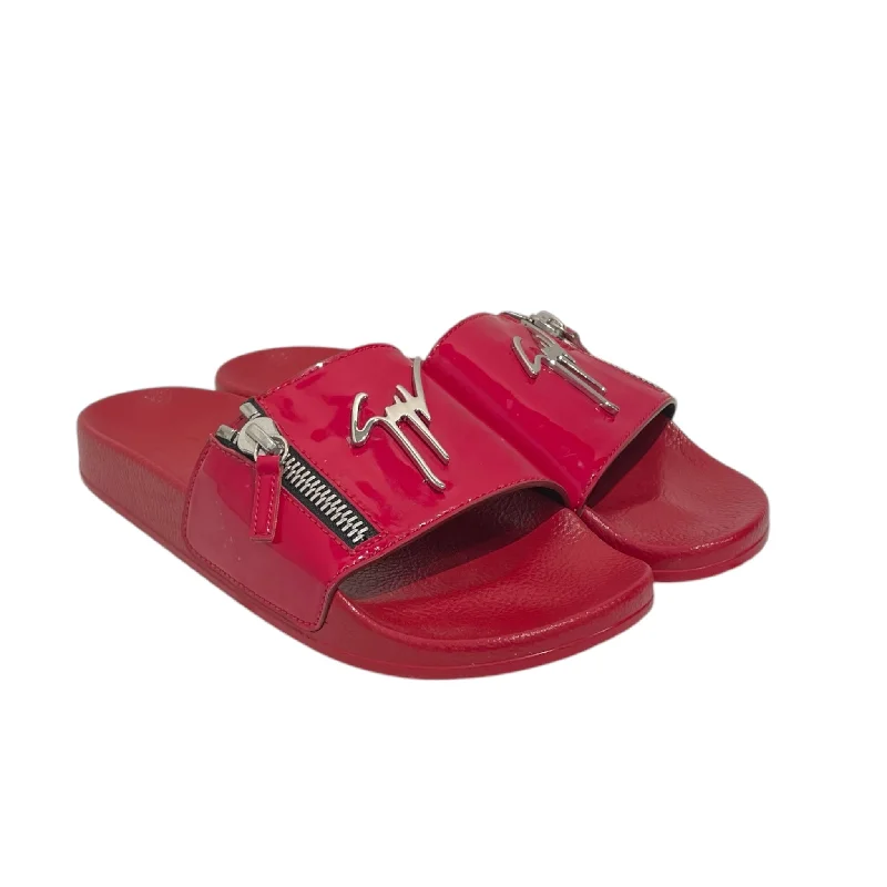 Giuseppe Zanotti/Sandals/US 8/Leather/RED/