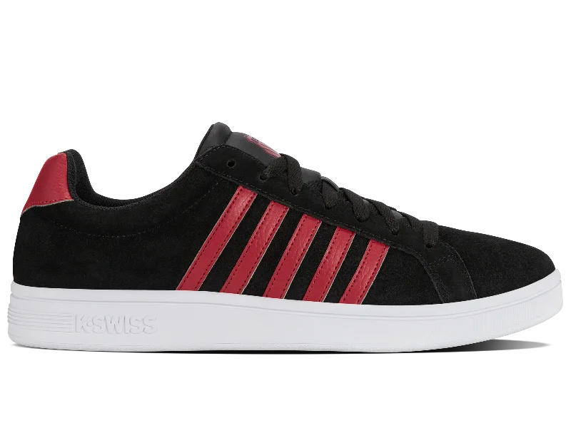 07012-074-M | COURT TIEBREAK SDE | BLACK/JESTER RED