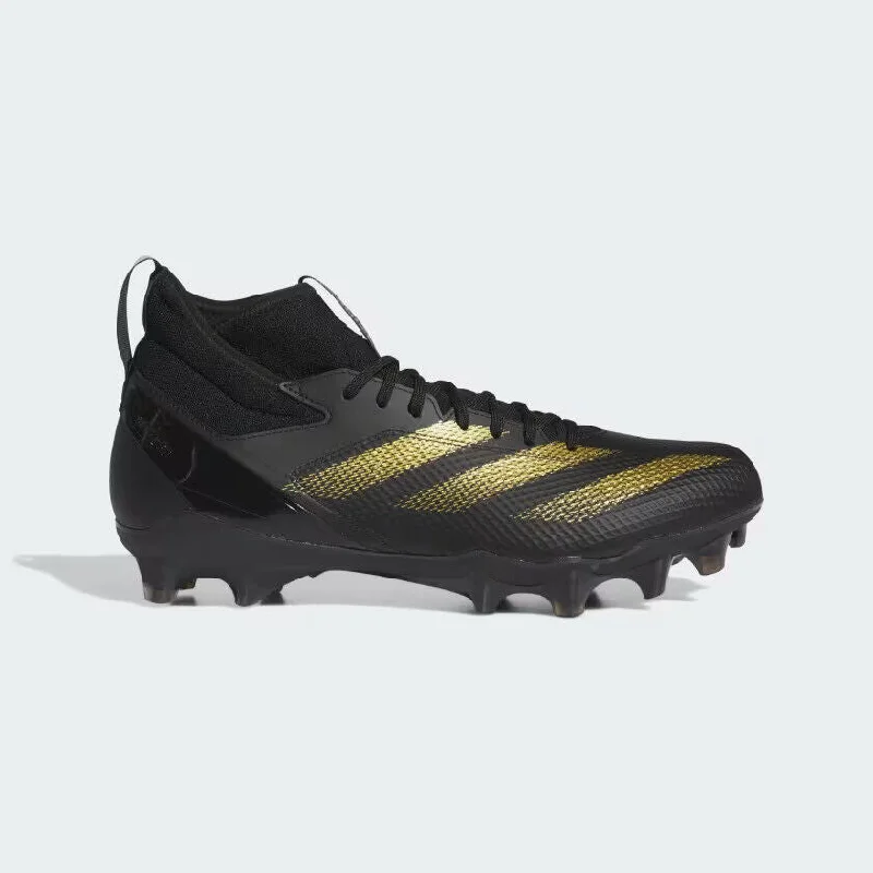 Adidas Adizero Impact IF2486 Men's Size 11.5 Black Gold Football Cleats NR9310