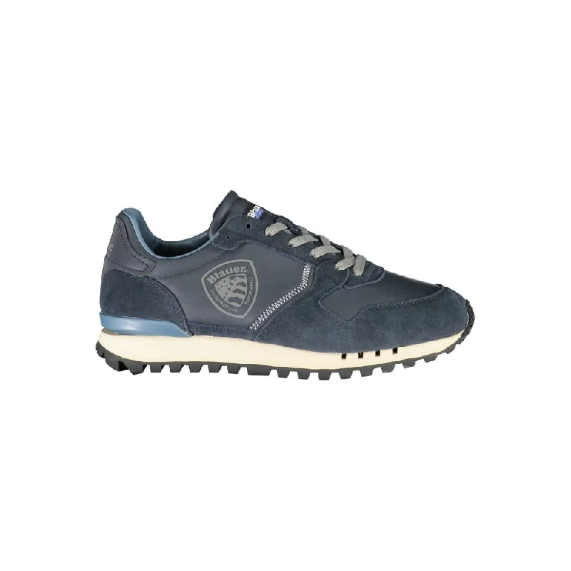 Blauer Sleek  Sports Sneakers with Contrast Lace-Up Men's Detail