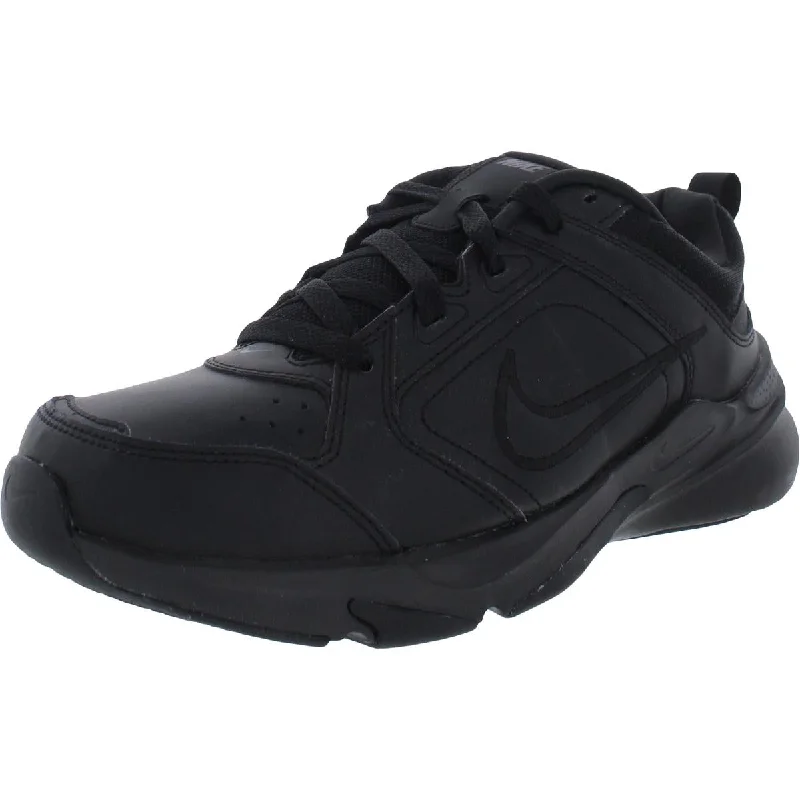 Defy All Day Mens Leather Fitness Athletic and Training Shoes