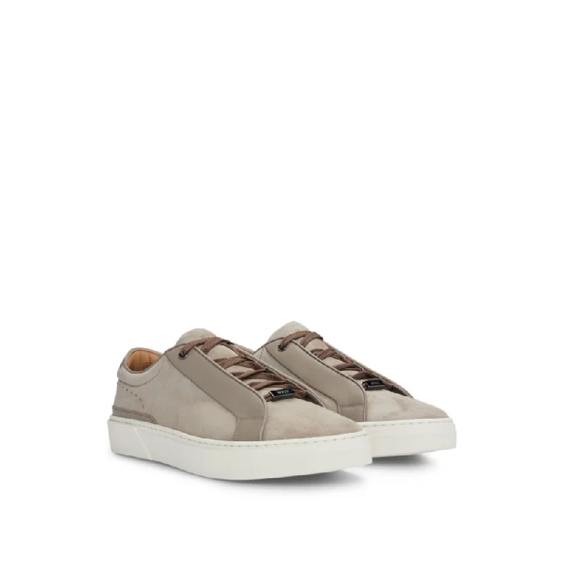 Gary Italian-made trainers in leather and suede