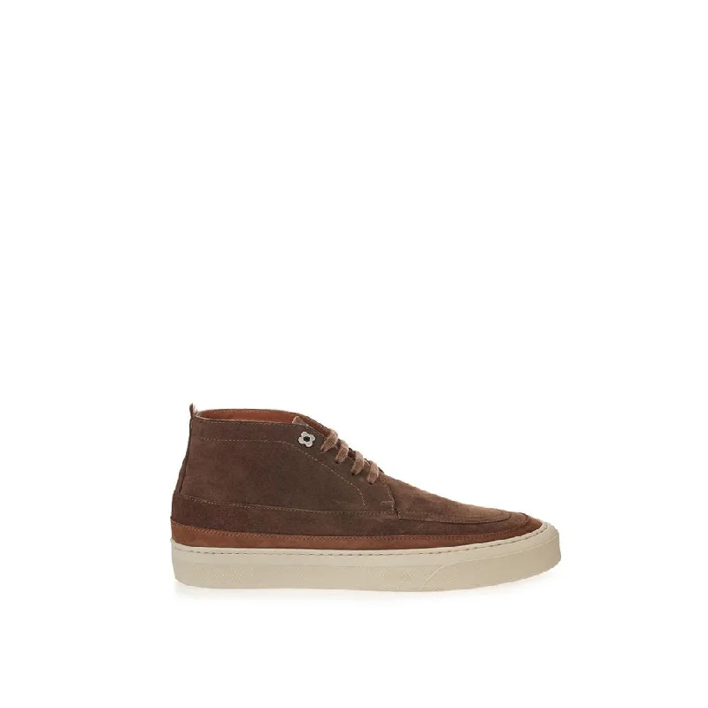 Lardini Elegant Suede Sneakers in Rich Men's