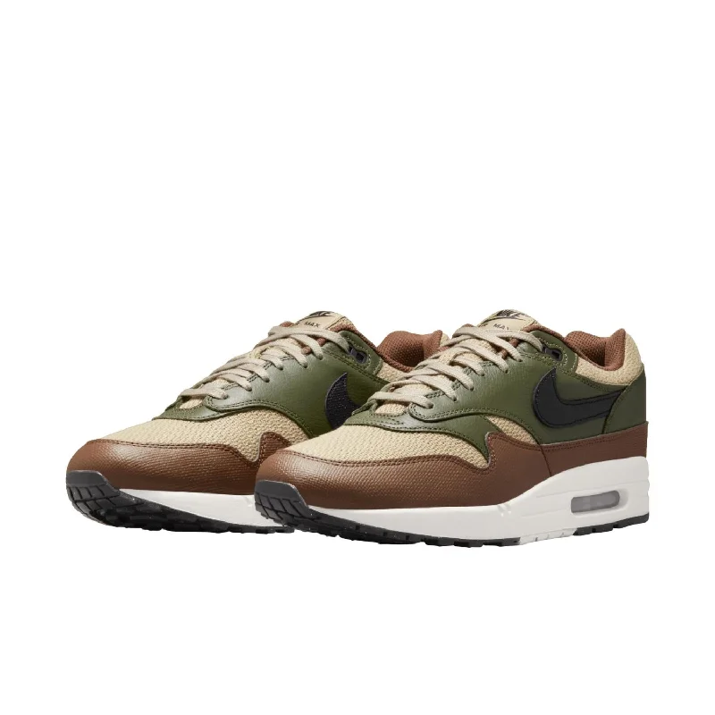 Men's Air Max 1 Essential Premium Sneaker In Neutral Olive/cargo Khaki/cacao Wow/black