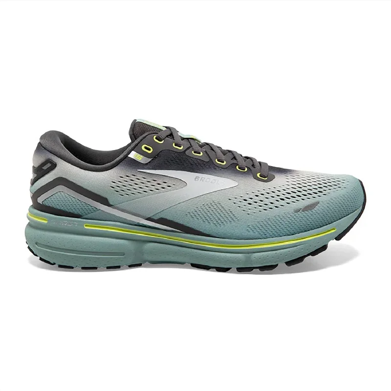 Men's Ghost 15 Running Shoes In Grey/oyster/cloud Blue