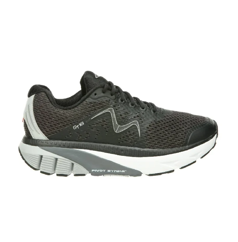 Men's Gt 18 Running Shoes In Black