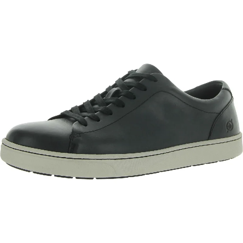 Mens Leather Low-Top Casual And Fashion Sneakers