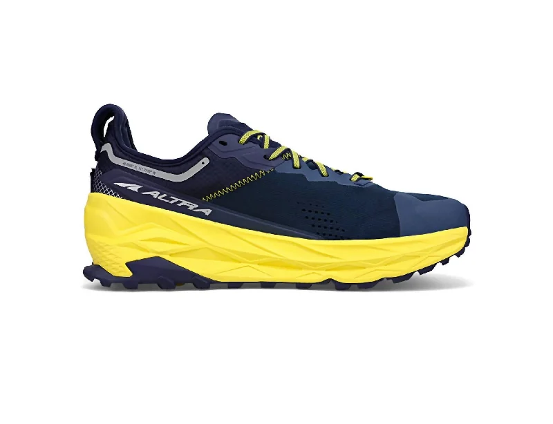 Men's Olympus 5 Trail Running Shoes In Navy