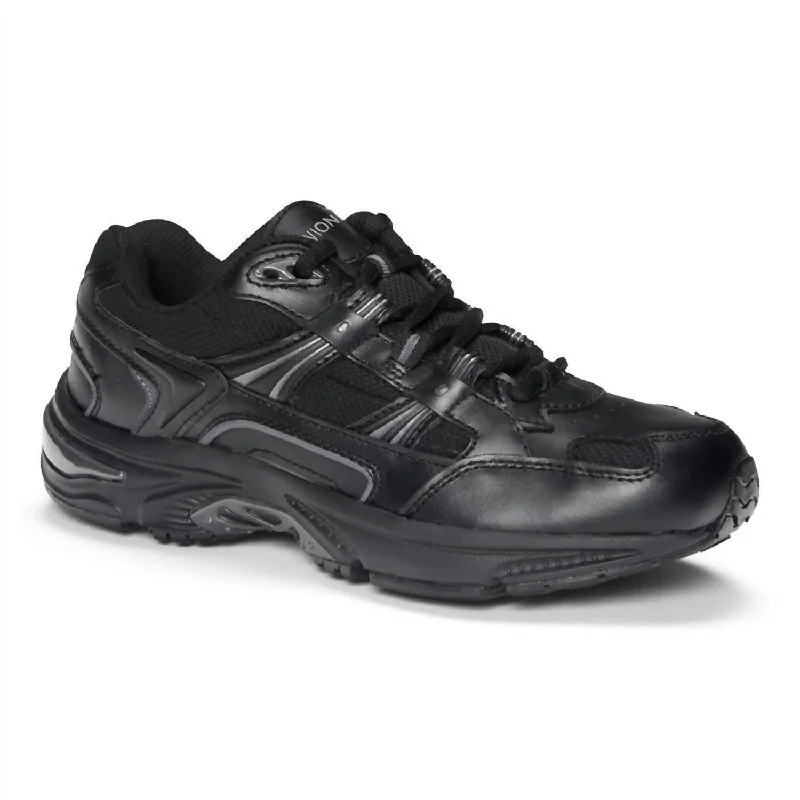 Men's Orthaheel Technology Walker Shoes - D/medium Width In Black