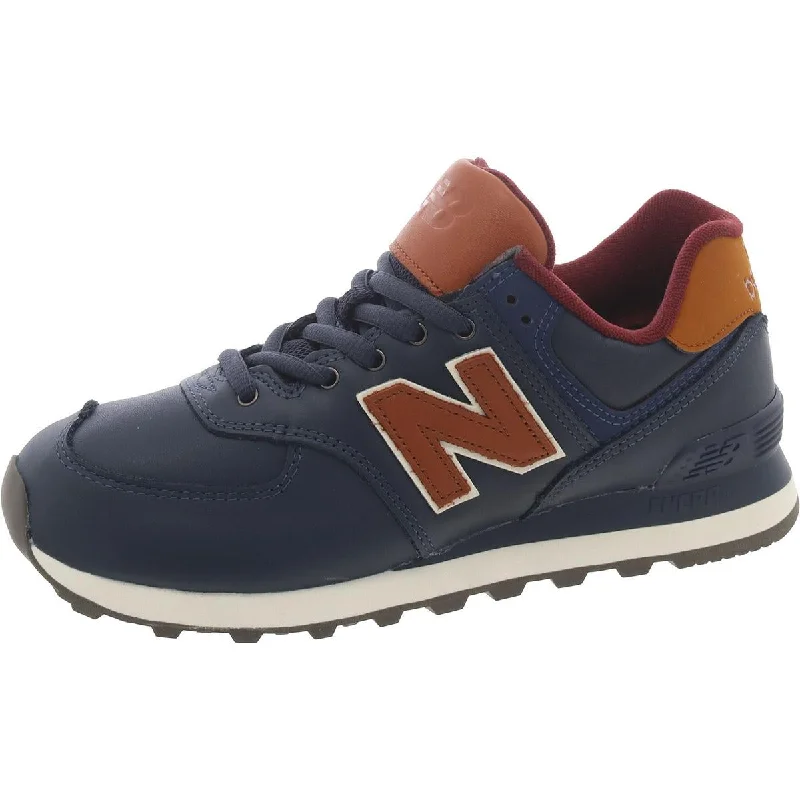 Mens Suede Colorblock Running Shoes