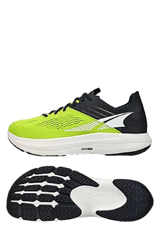 Men's Vanish Carbon Running Shoes In Black/lime