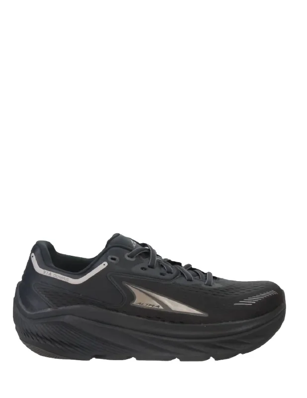 Men's Via Olympus Running Shoe In Black/black