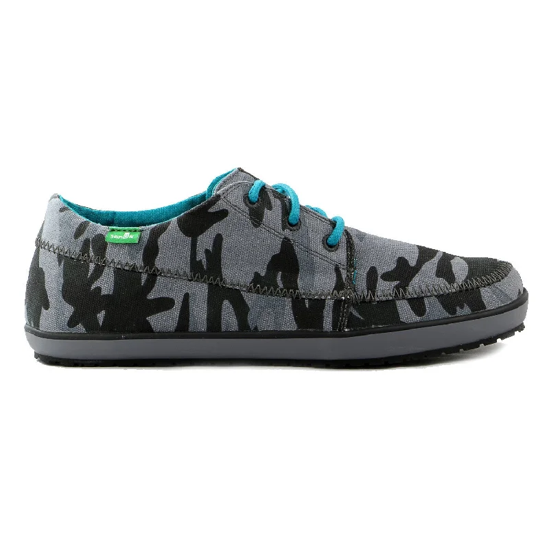 Sanuk Cassius Camo Sneaker Shoe - Grey/Camo - Mens