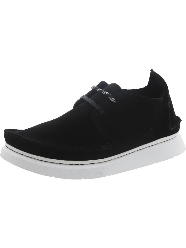 SEVEN Mens Suede Lace-Up Casual And Fashion Sneakers