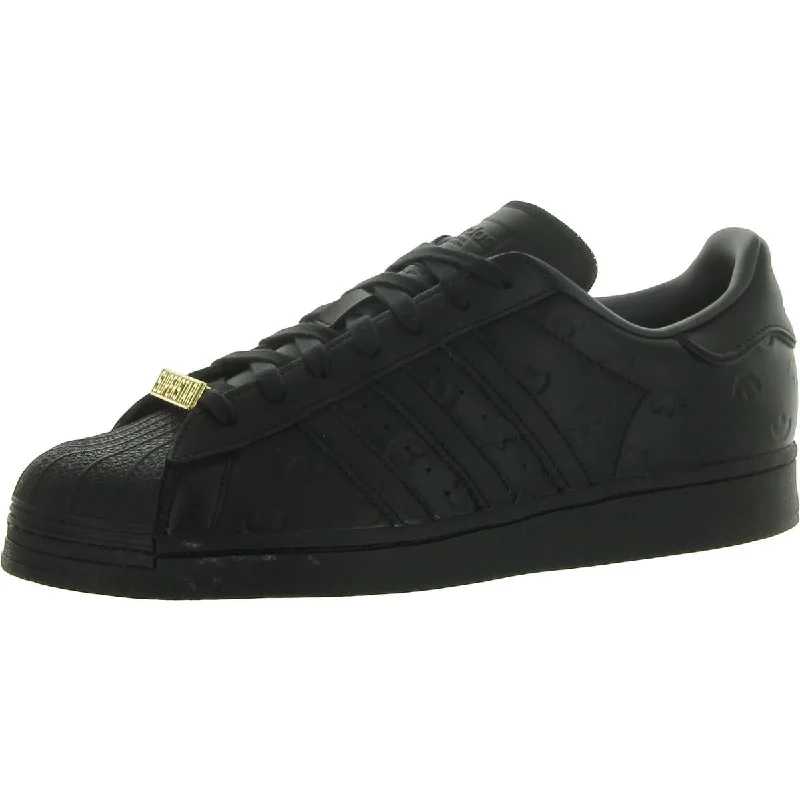 SUPERSTAR Mens Faux Leather Trainer Running & Training Shoes