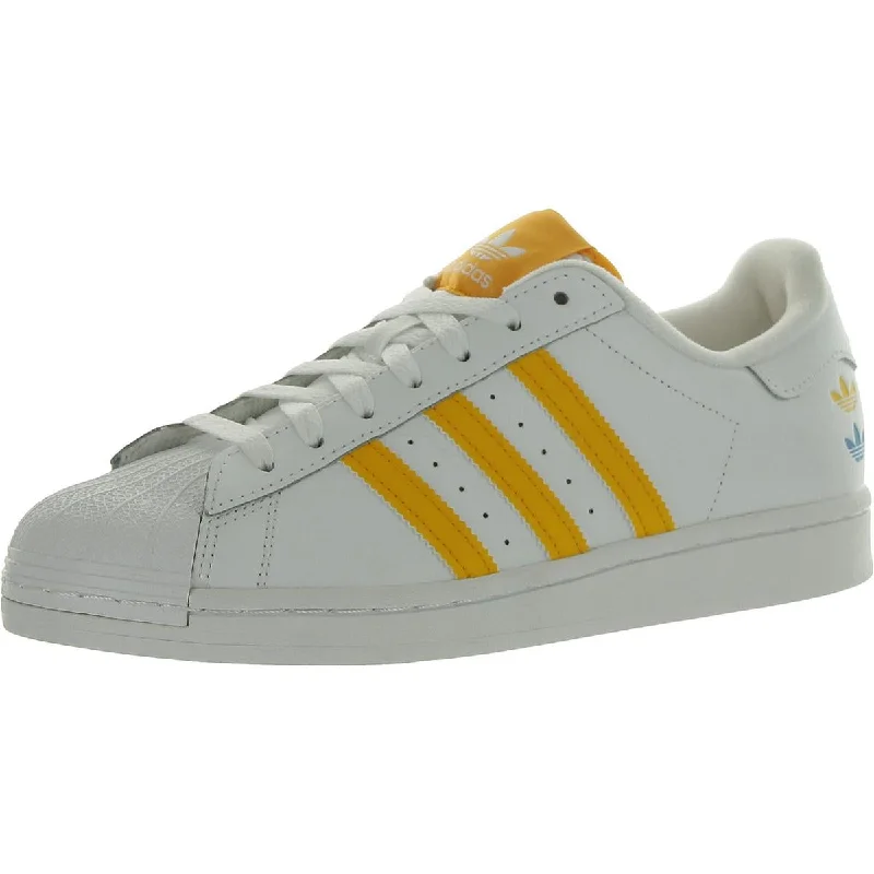 SUPERSTAR Mens Faux Leather Trainer Running & Training Shoes