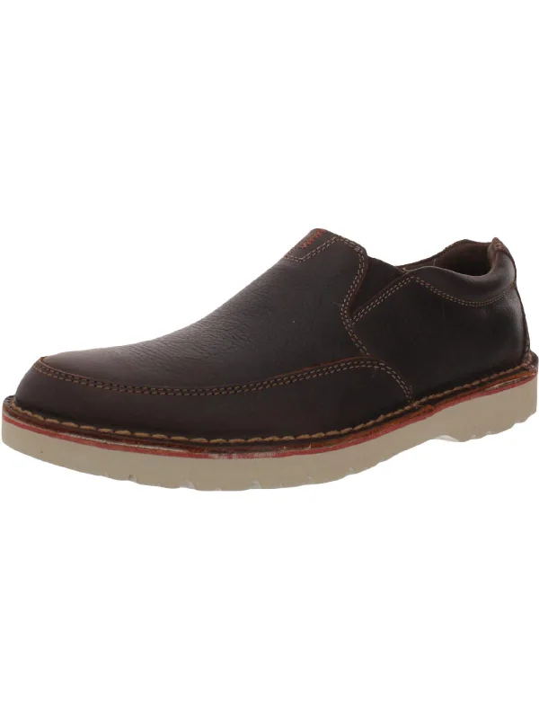 Vargo Step Mens Leather Lifestyle Slip-On Sneakers